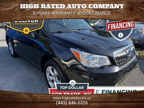 Crystal Black Silica 2015 Subaru Forester 2.5i