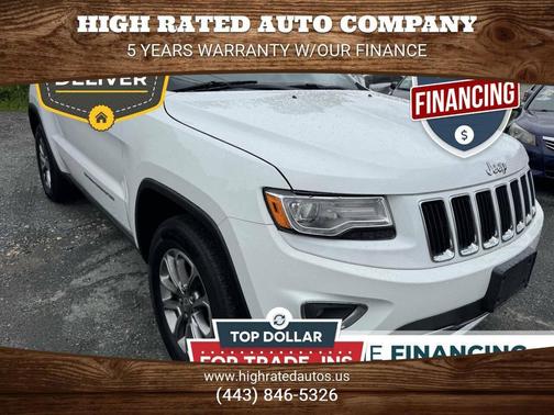 Bright White Clearcoat 2015 Jeep Grand Cherokee Limited