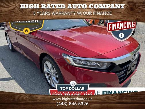 Radiant Red Metallic 2018 Honda Accord LX