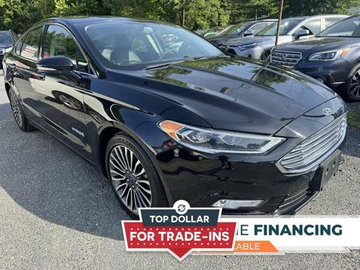 Shadow Black 2017 Ford Fusion Hybrid SE