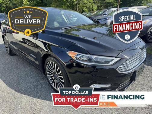 Shadow Black 2017 Ford Fusion Hybrid SE
