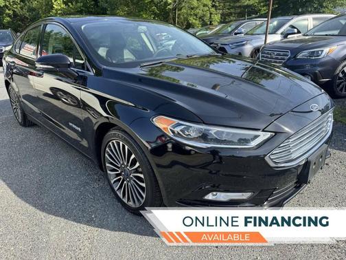 Shadow Black 2017 Ford Fusion Hybrid SE