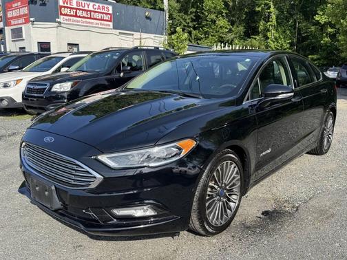 Shadow Black 2017 Ford Fusion Hybrid SE