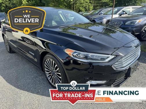 Shadow Black 2017 Ford Fusion Hybrid SE