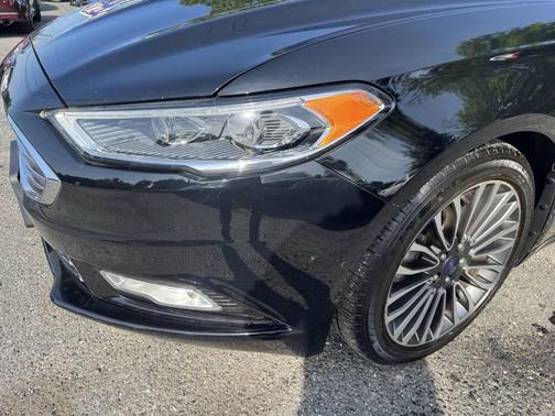 Shadow Black 2017 Ford Fusion Hybrid SE