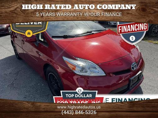 Barcelona Red Metallic 2015 Toyota Prius Two