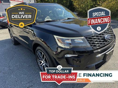 Shadow Black 2018 Ford Explorer Sport