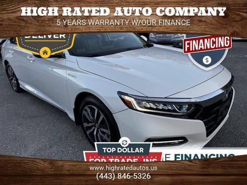 WHITE 2018 Honda Accord Hybrid EX