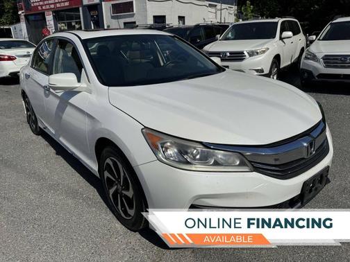 White Orchid Pearl 2017 Honda Accord EX