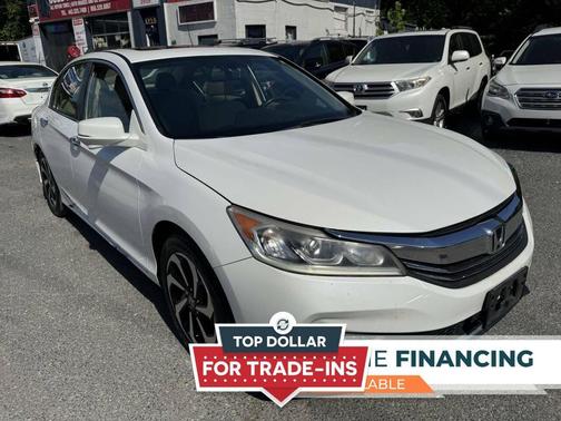 White Orchid Pearl 2017 Honda Accord EX