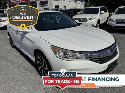 White Orchid Pearl 2017 Honda Accord EX
