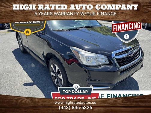 Crystal Black Silica 2017 Subaru Forester 2.5i Premium