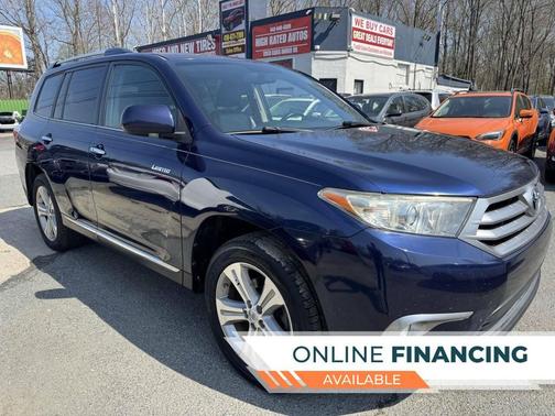 BLUE 2013 Toyota Highlander Limited