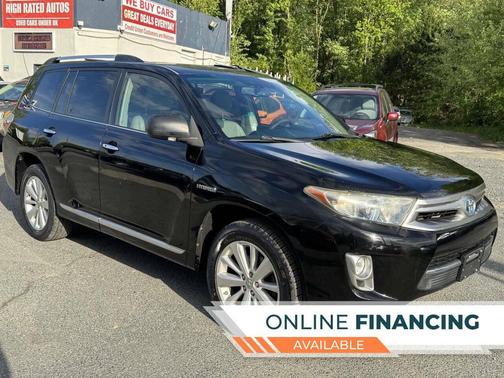 Black 2011 Toyota Highlander Hybrid Limited