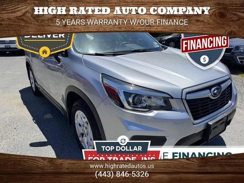 Ice Silver Metallic 2019 Subaru Forester Base