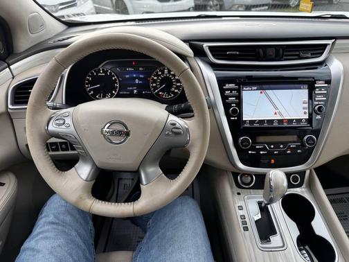 Pearl White 2015 Nissan Murano Platinum