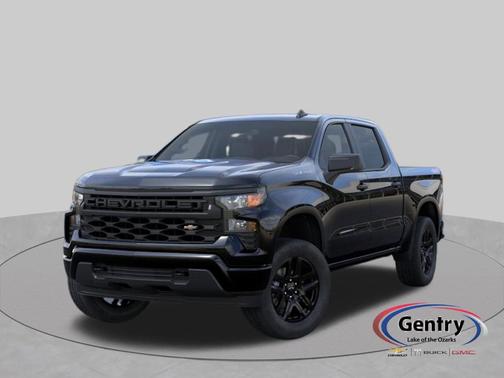 Black 2026 Chevrolet Silverado 1500 Custom