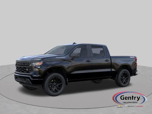 Black 2026 Chevrolet Silverado 1500 Custom