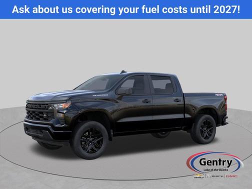 Black 2026 Chevrolet Silverado 1500 Custom