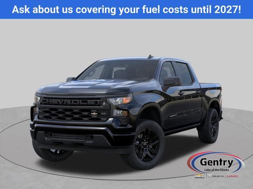 Black 2026 Chevrolet Silverado 1500 Custom