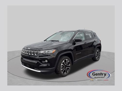 Diamond Black 2022 Jeep Compass Limited
