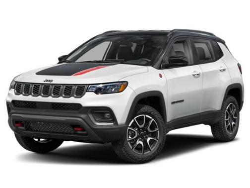 Bright White Clearcoat 2025 Jeep Compass Trailhawk