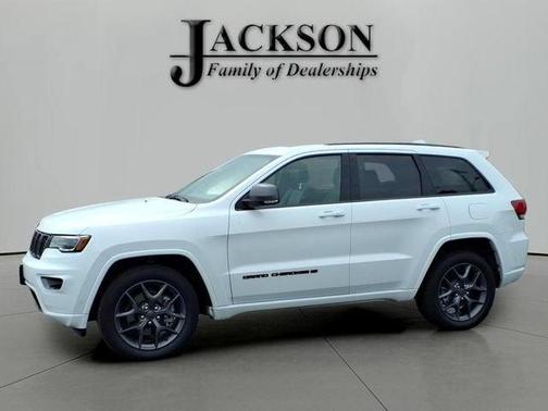 Bright White Clearcoat 2021 Jeep Grand Cherokee 80th Anniversary 4x4