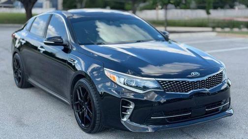 Black 2016 Kia Optima LIMITED