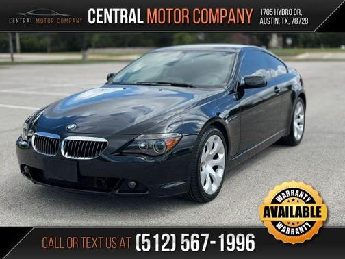 Black 2007 BMW 650 i
