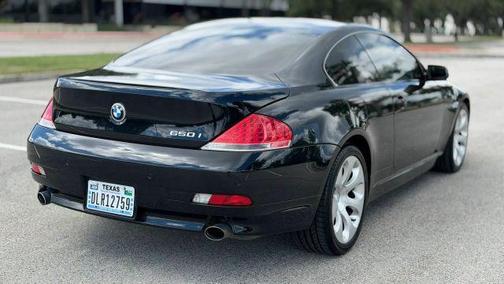 Black 2007 BMW 650 i