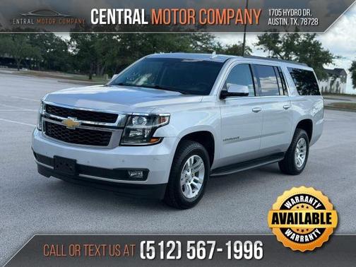 Silver 2018 Chevrolet Suburban LT