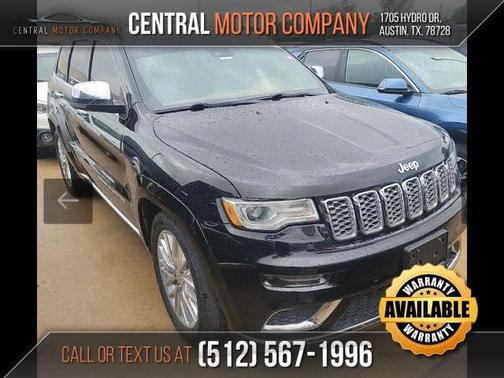 Black 2018 Jeep Grand Cherokee Summit
