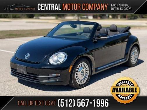 Black 2016 Volkswagen Beetle 1.8T S