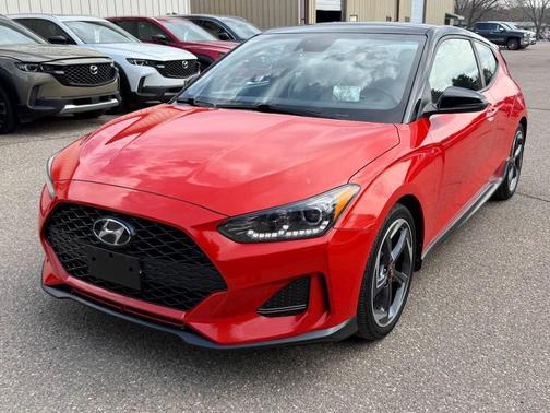 Sunset Orange w/Black Roof 2019 Hyundai Veloster Base