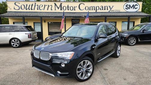 Black 2016 BMW X3 xDrive28i