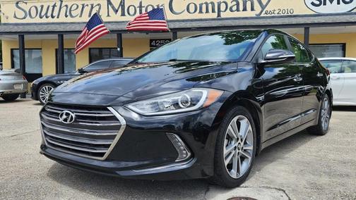 Black 2017 Hyundai ELANTRA Limited