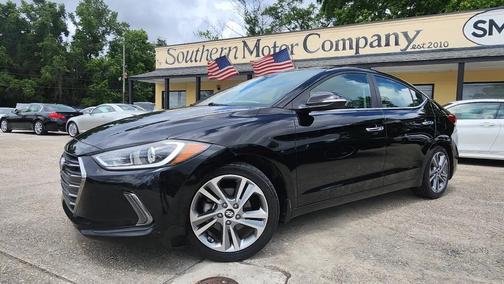 Black 2017 Hyundai ELANTRA Limited