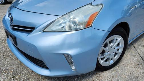 Blue 2013 Toyota Prius v Three