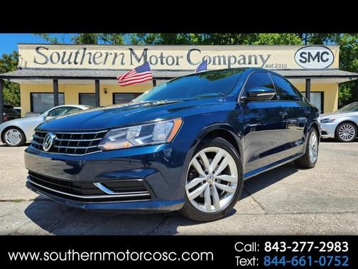 Tourmaline Blue Metallic 2019 Volkswagen Passat 2.0T Wolfsburg Edition