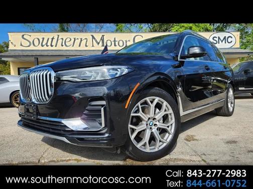 Black 2019 BMW X7 xDrive40i