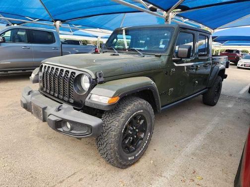 Sarge Green Clearcoat 2021 Jeep Gladiator Willys 4x4