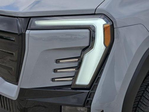 Thunderstorm Gray 2026 GMC Sierra EV Extended Range Elevation