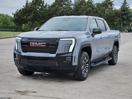 Thunderstorm Gray 2026 GMC Sierra EV Extended Range Elevation
