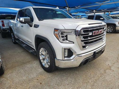 White Frost Tricoat 2021 GMC Sierra 1500 SLT