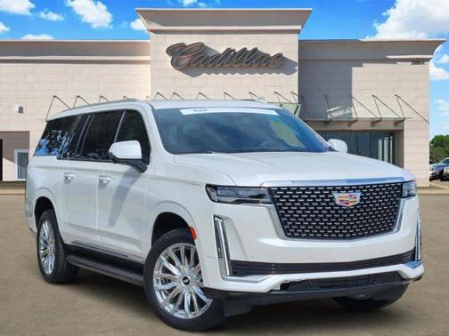 Crystal White Tricoat 2024 Cadillac Escalade ESV Luxury