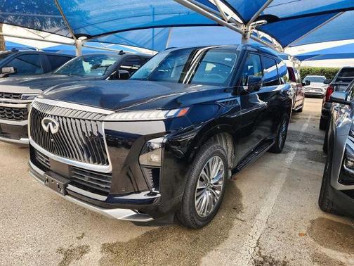 Black Obsidian 2025 INFINITI QX80 Luxe