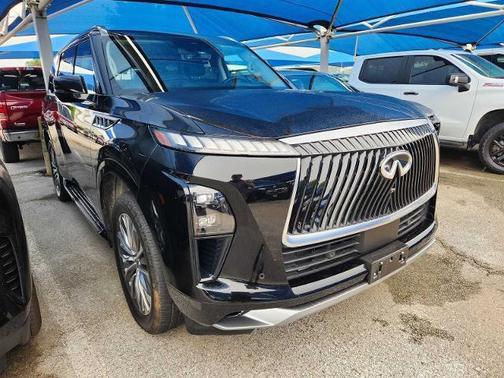 Black Obsidian 2025 INFINITI QX80 Luxe