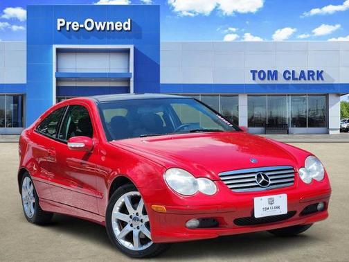 Red 2004 Mercedes-Benz C-Class C230 Kompressor Sport