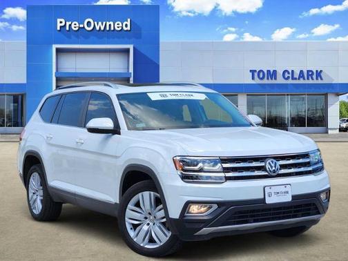 Pure White 2019 Volkswagen Atlas 3.6L SEL
