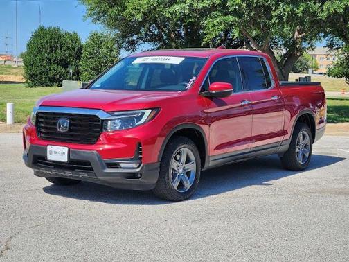Radiant Red Metallic II 2023 Honda Ridgeline RTL-E